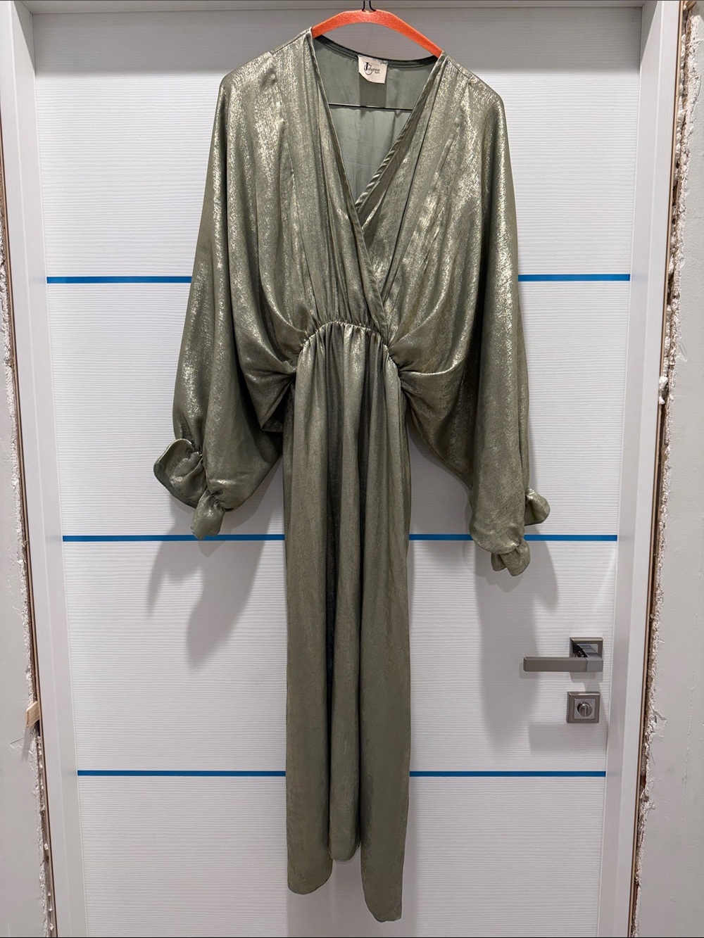 Gold Midi Dress